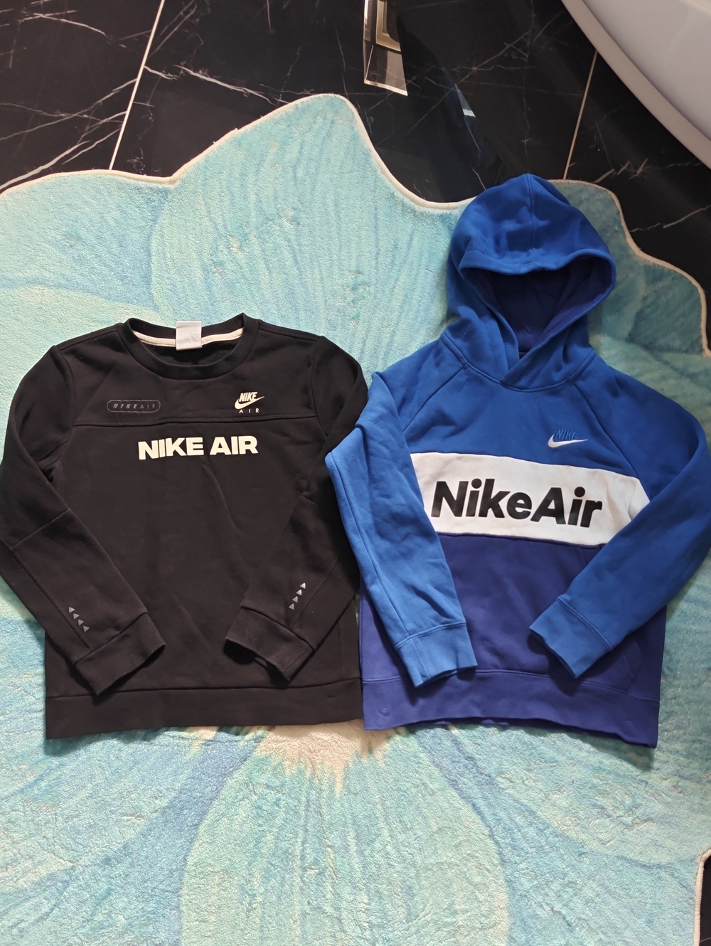 Nike Kids' Crewneck Sweater & Hooded Pullover Set - Black & Blue